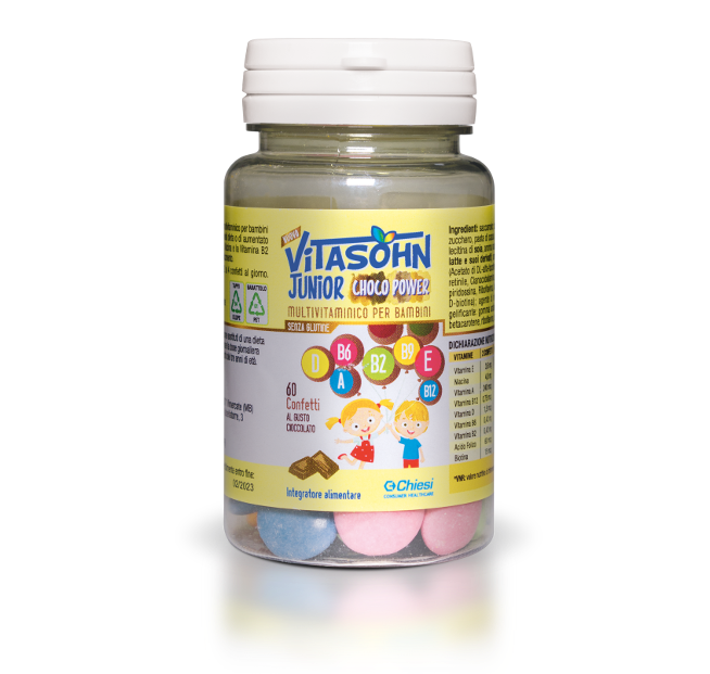 Immagine della confezione di Vitasohn Choco Power, integratore di Chiesi Farmaceutici S.p.A.