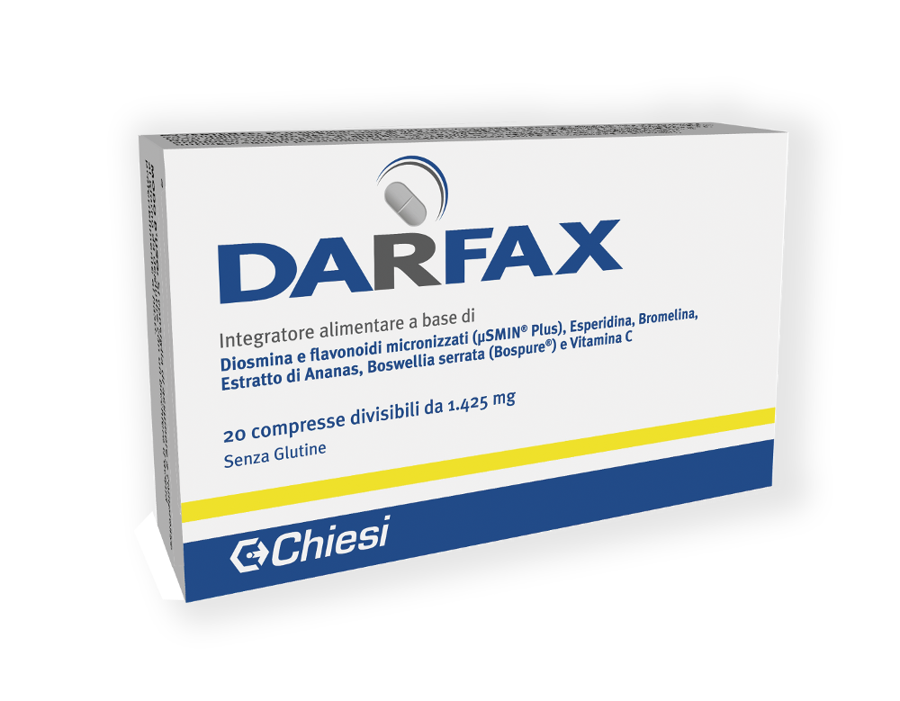 Immagine della confezione di Darfax, farmaco di Chiesi Farmaceutici S.p.A.